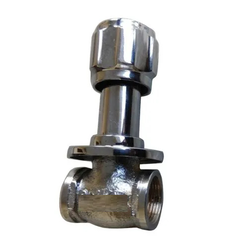 Silver 1 Inch Brass Concealed Stop Cock