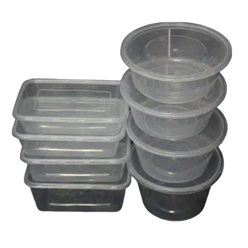 Plastic Packaging - Plastic, 100 ml, Round, Transparent | Customizable Size