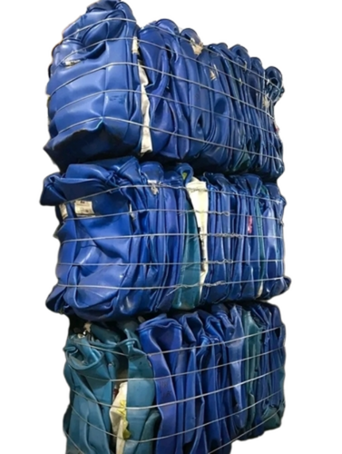 HDPE Blue Drum Scrap Bales