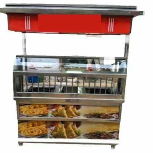 Metal Rectangular Hot Food Display Counter