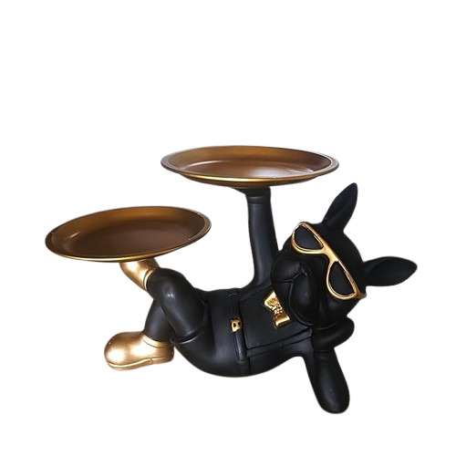 Table Top Dog Statue - Material: Resin