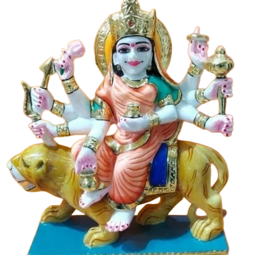 Marble Navdurga Statue By Mahadev Murti Bhandar
