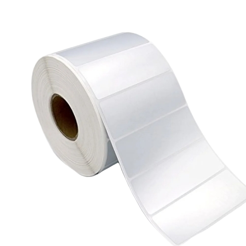 Silver Polyester Label Rolls - Size: All