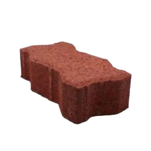 Durable Red Interlocking Blocks