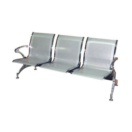 Stainless Steel Three Seater Chair