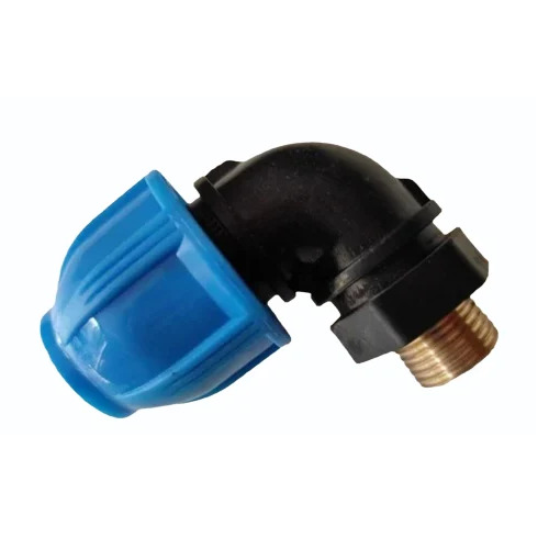 1/2 Inch Mdpe Pipes Fittings Female Elbow - Color: Blue And Black
