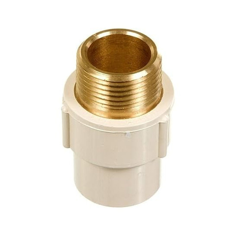 Mta Brass Pipe Fittings Adapter - Color: White