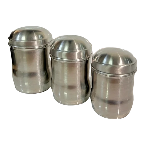 Stainless Steel Maharaja Canister