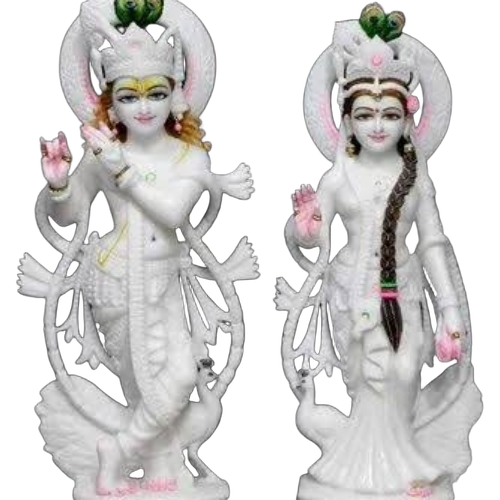 Marble Radha Krishna Statues