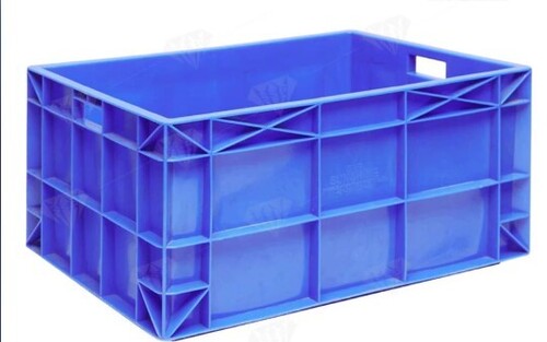 Blue Plastic Fish Crate