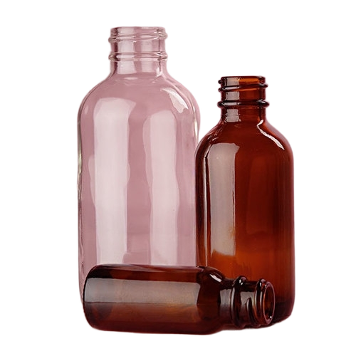 Round Pharma Glass Bottle