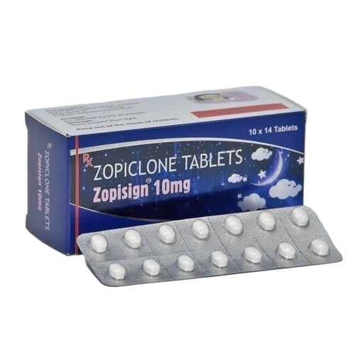 Zopiclone Tablet 10mg - Film Coated Oral Tablet, Blister Packaging | Uniform Composition, Consistent Quality, Room Temperature Storage