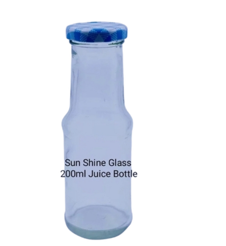 200ml Juice Glass Bottle - Color: Transparent