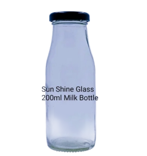 200Ml Milk Bottle - Color: Transparent