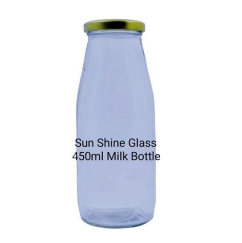 450Ml Milk Bottle - Color: Transparent