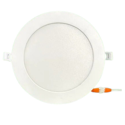 18W Led Slim Panel Light 7 Inch - Color: White Frame