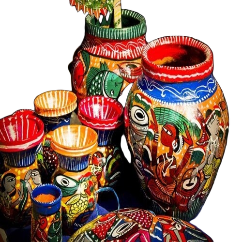 Handicrafts Printed Kalash