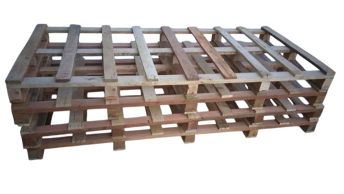 Two Way Wooden Pallets - Color: Brown