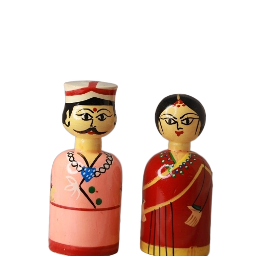 Channapatna Wooden Peg Dolls