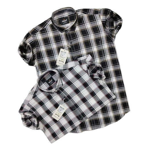 Checks Men Cotton Shirts