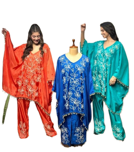 Ladies Embroidered Kaftans Suit