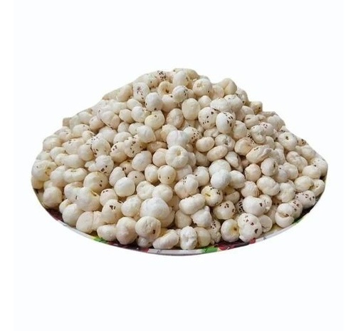 Round Makhana - Organic 7 Suta Grade, White, Naturally Dried | Airy Crisp Texture, Nutrition Enhanced, Gluten-Free