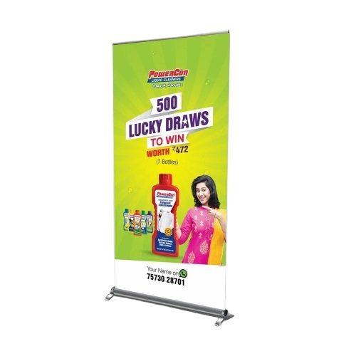 Eco Solvent Printed Flex Roll Up Standee