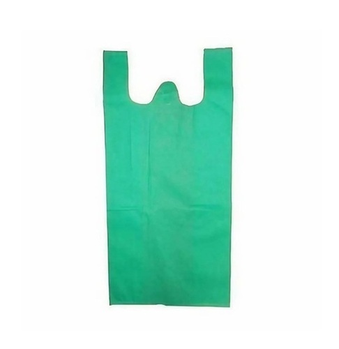 Green Non Woven W Cut Bag