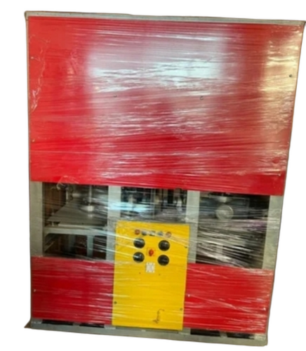 Dona Paper Plate Making Machine - Color: Red & Yellow