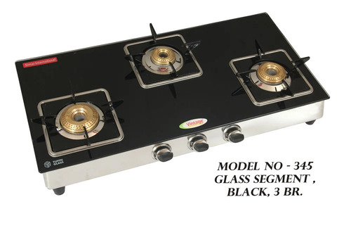 Three Burner Glass Stove