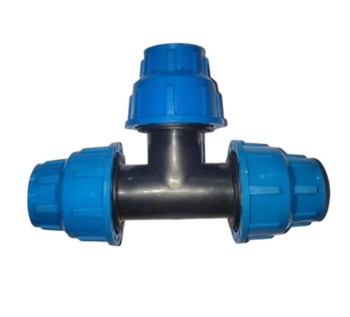 90Mm Pp Compression Tee Adapter - Application: Pipe Fitting