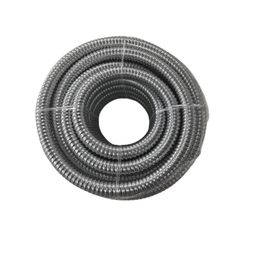 Flexible Metallic Conduit Pipe - Color: Silver