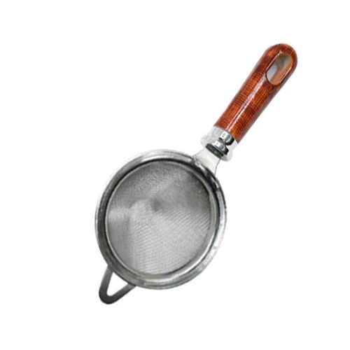 Ss Double Mesh Tea Strainer Pencil Handle