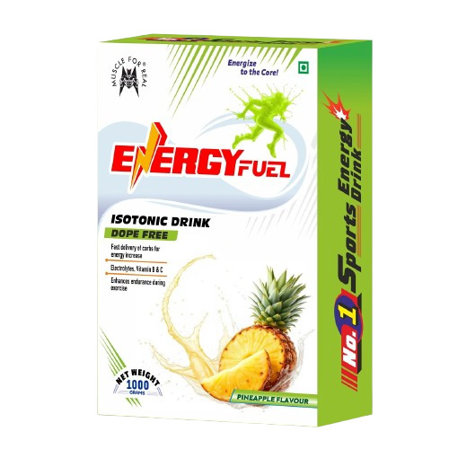 Energy Fuel Pineapple 1 Kg Isotonic Drink - Packaging: Box