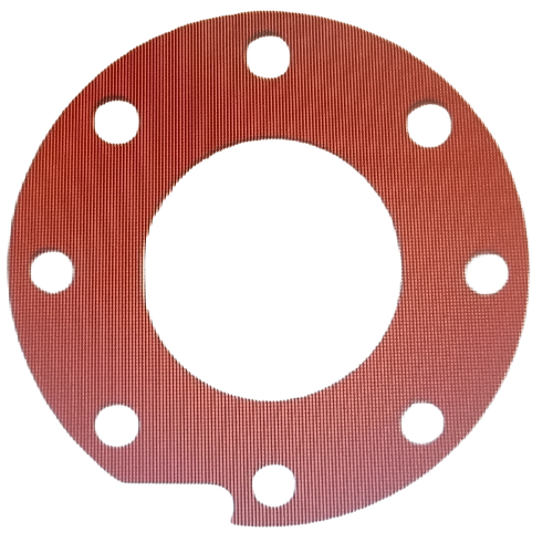 Rubber Hypalon Full Face Gasket - Natural Rubber, Red/White, Ring Gasket | Leak Proof, High Elasticity, Durable, Pressure Resistant
