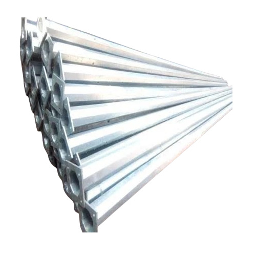 12 Meter Octagonal Poles - Color: Silver