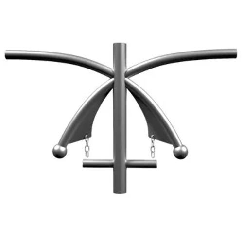 Double Arm Lighting Bracket - Material: Ms