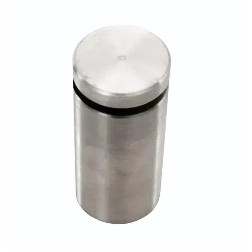 Stainless Steel Glass Stud - Color: Silver