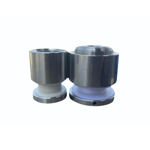 Stainless Steel Round Glass Stud - Color: Silver