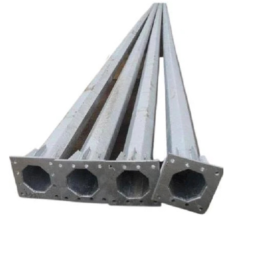 10 Meter Octagonal Poles - Color: Silver