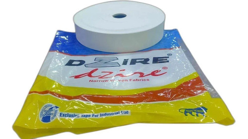Dzire White Woven Elastic