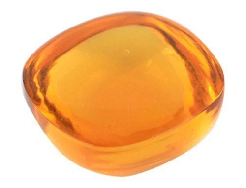 Orange Glass Citrine Gemstone