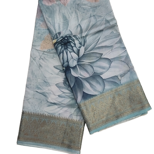 Printed Silk Saree