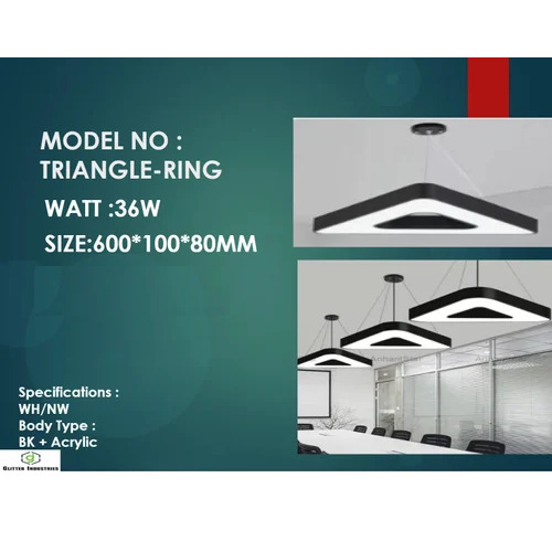 Triangle Ring Hanging Light