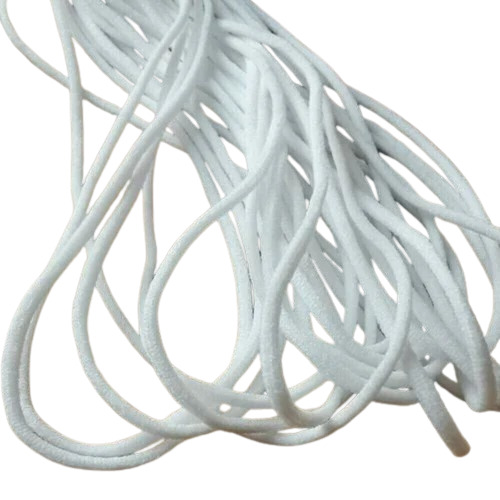 White Elastic Mask Band