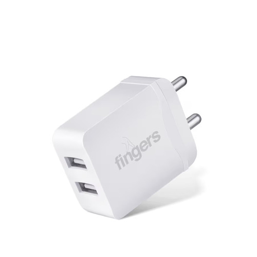 White Mobile Charger Adapter