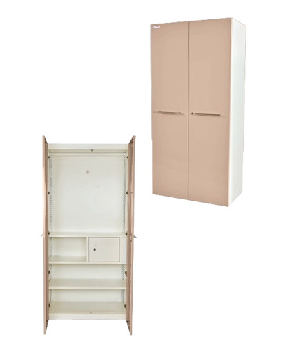 Hana 42 Almirah - Color: Beige