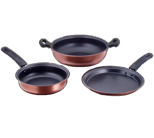 Non-Stick Cookware Pan Set - Material: Metal