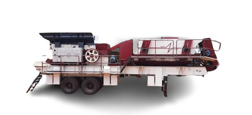 Mild Steel Mobile Stone Crusher Plant