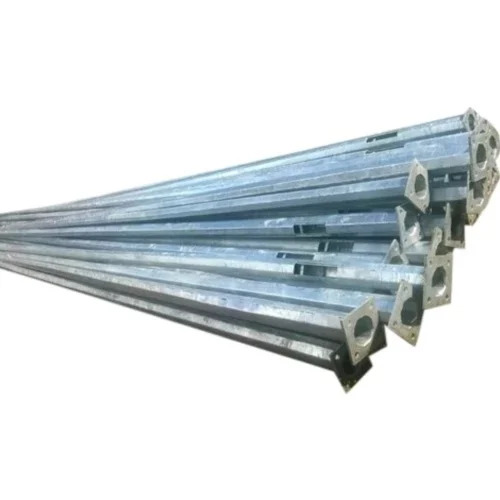 6 Meter Octagonal Street Light Pole - Color: Gray